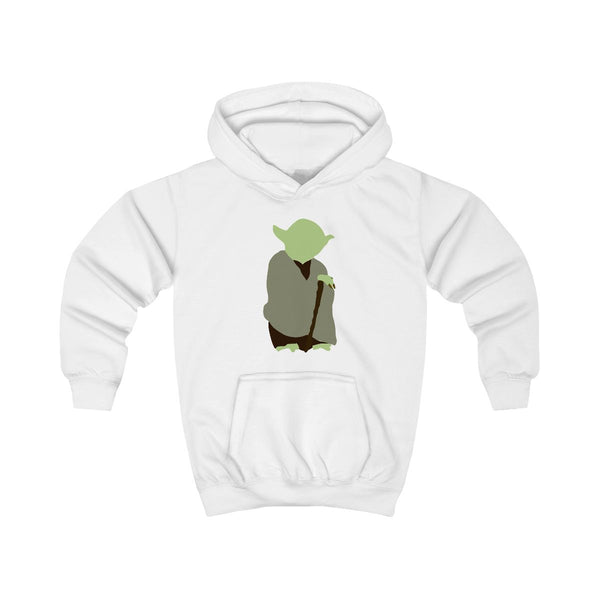Yoda Faceless Kids Hoodie White Front