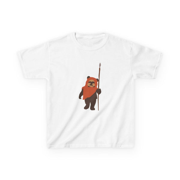 Ewok Kids T-Shirt White Front