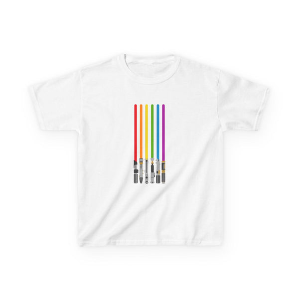 Lightsabers Kids T-Shirt White Front