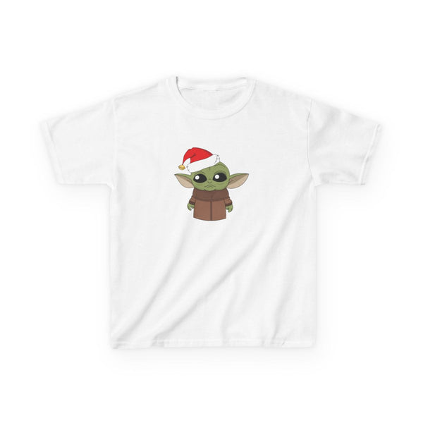 Baby Yoda Kids T-Shirt White Front