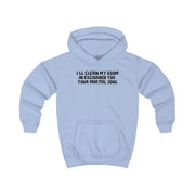 I'll Clean My Room In Exchange Wednesday Kids Hoodie 5