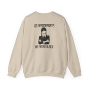 On Wednesdays We Wear Black Sweatshirt 6
