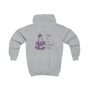 This Is My Happy Face Kids Hoodie 4