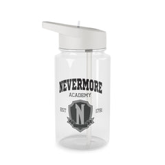 Addams Academy Gray Clear Water Bottle