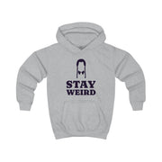 Stay Weird Purple Kids Hoodie 3