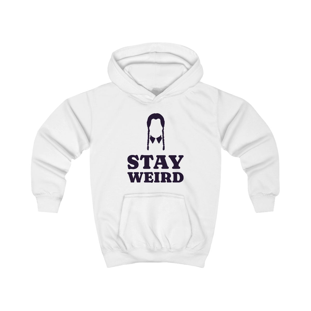 Stay Weird Purple Kids Hoodie