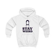 Stay Weird Purple Kids Hoodie 1