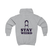 Stay Weird Purple Kids Hoodie 4