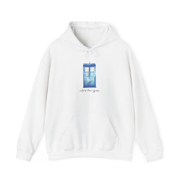 All of Time and Space Hoodie White Front