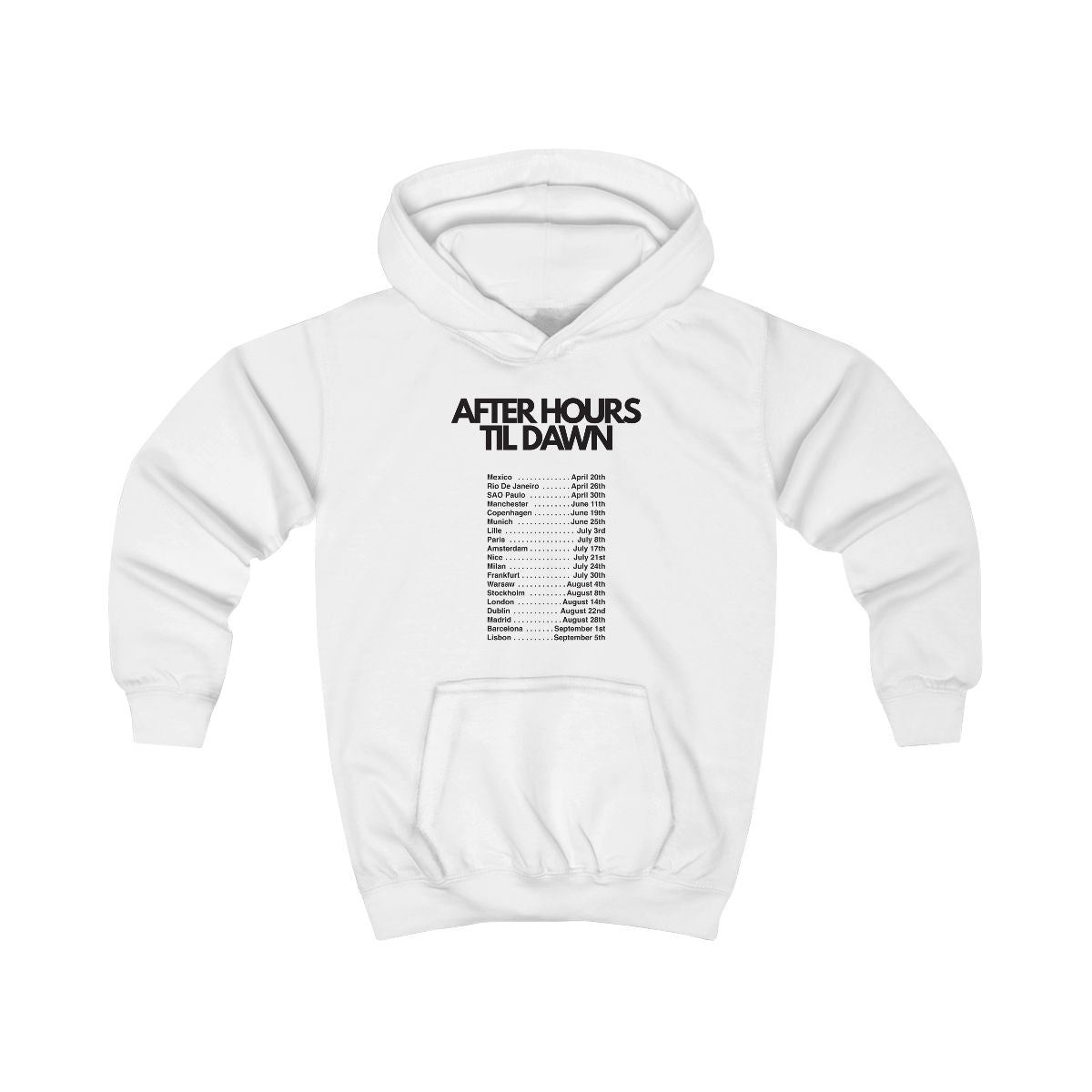 2026 Tour AHTD Kids Hoodie