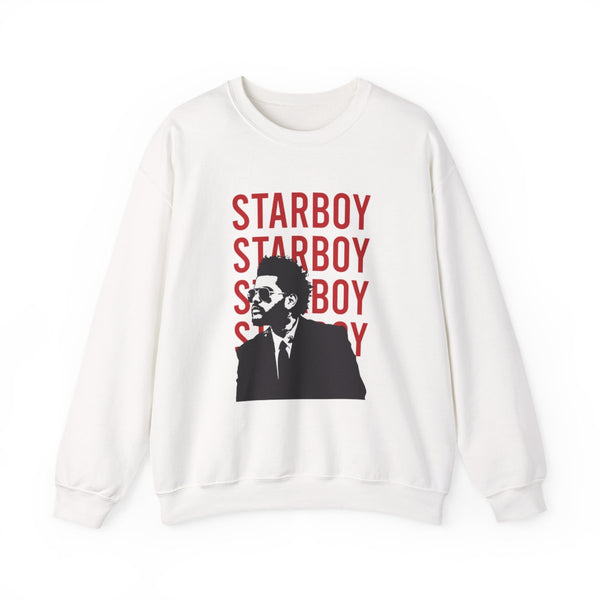 Starboy Singer Sweatshirt White Front