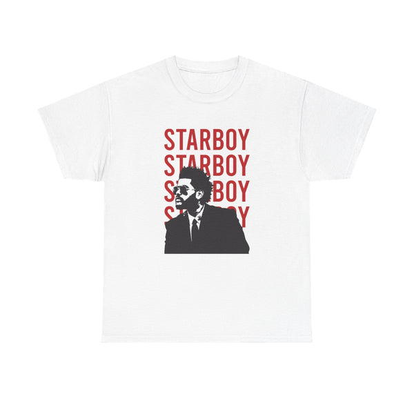 Starboy Singer T-Shirt White Front