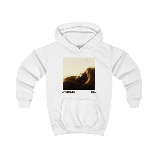 AH Album Kids Hoodie White Front
