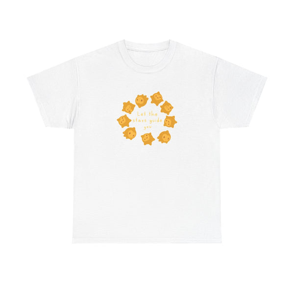 Star Pattern - Wish T-Shirt White Front