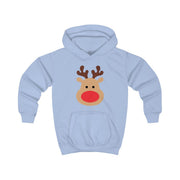Rudolph Face - Christmas Kids Hoodie 7