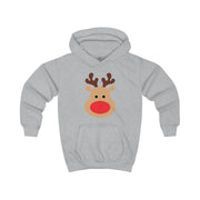 Rudolph Face - Christmas Kids Hoodie 3