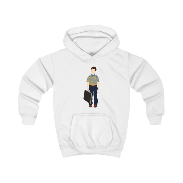 First Day - Sheldon Kids Hoodie White Front
