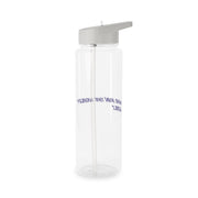 Who Run The World - Queen B Clear Water Bottle 7