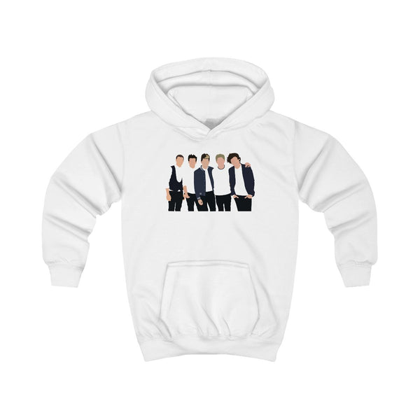 Old Members Kids Hoodie White Front