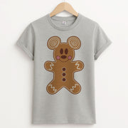 Cartoon Mouse Gingerbread T-Shirt 2