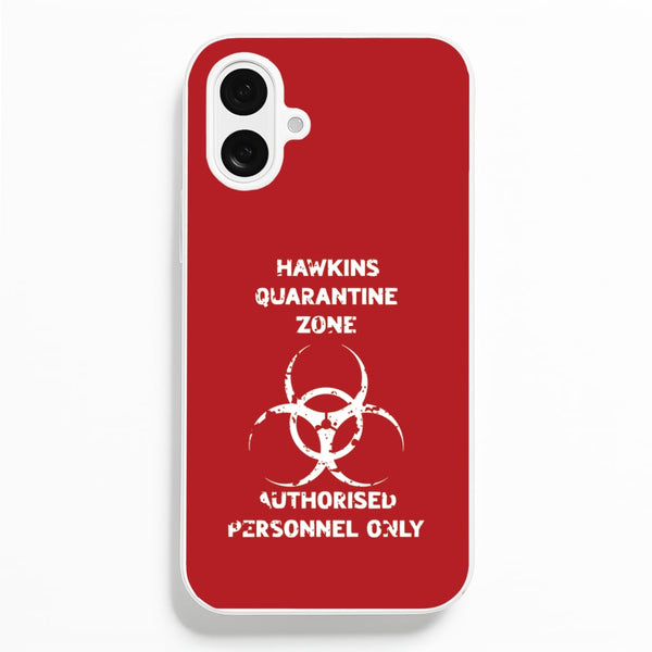 Hawkins Quarantine Zone iPhone 16 Case