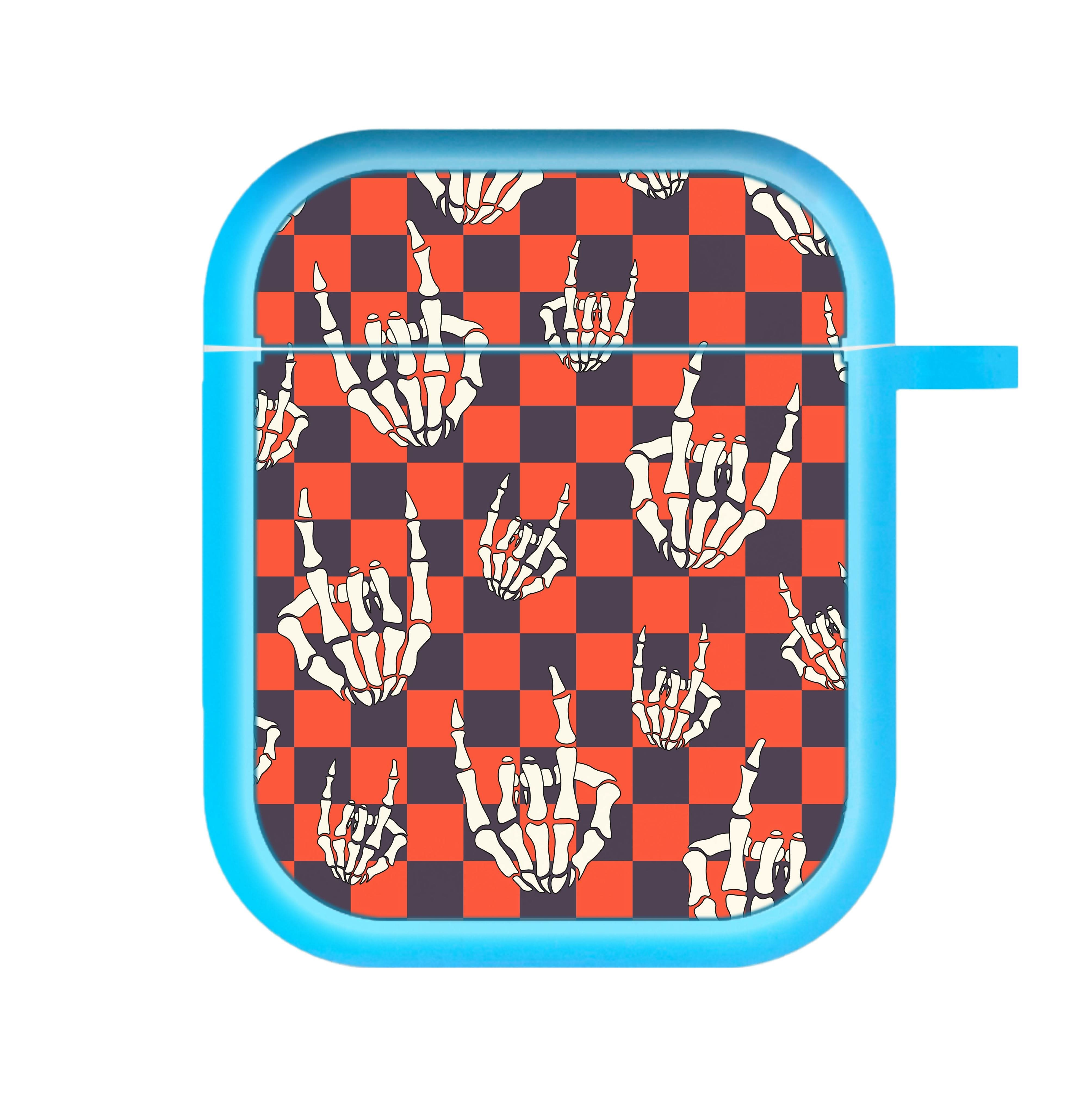 Rock On Skeleton Orange AirPods Case