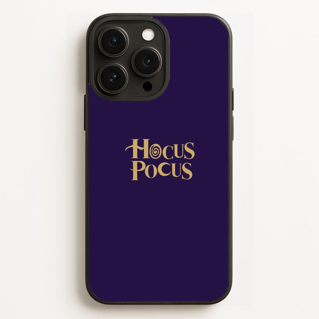 Text - Hocus Halloween Phone Case