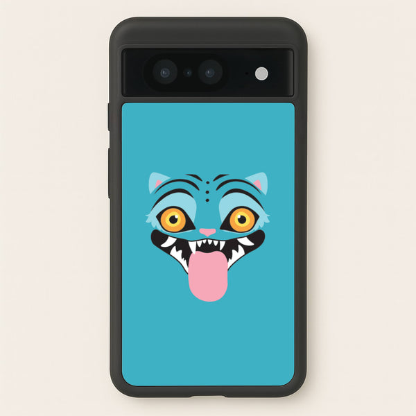 Demon Cat Face Google Pixel 8 Case