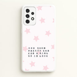 Pretty Sad Letter Beads Galaxy A52 / A52s Case