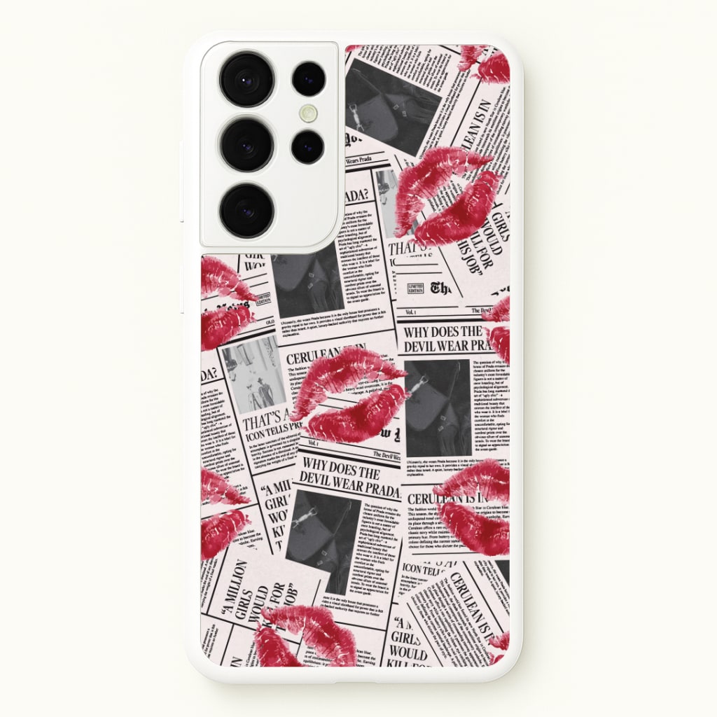 Front Page Kisses Galaxy S21 Ultra Case