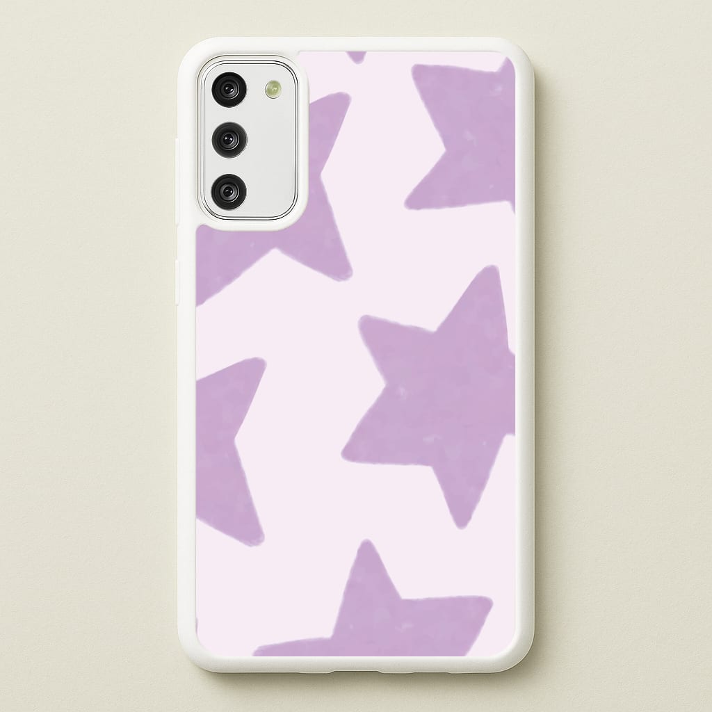 Lilac Stars Galaxy S20 Case