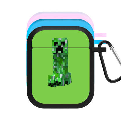 Mining Creeper AirPods Case