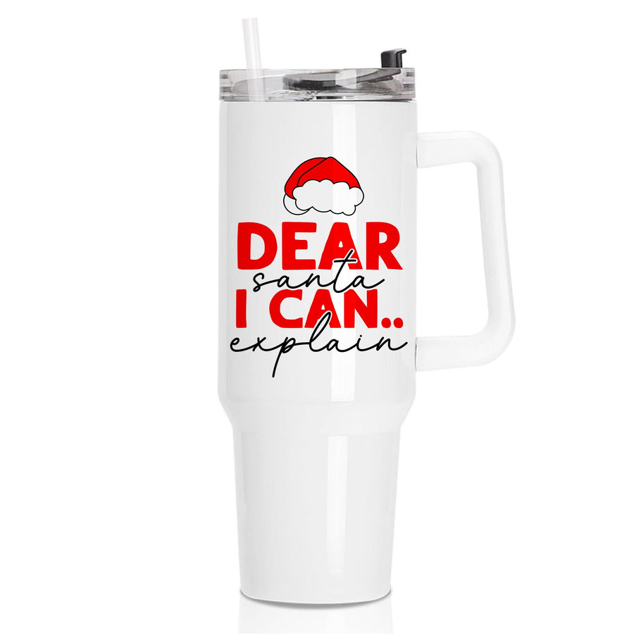 I Can Explain Santa Tumbler