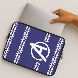 Superhero Team Blue Christmas Jumper  MacBook Cover