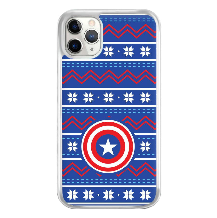 Captain Christmas Pattern Phone Case