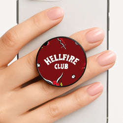 Hellfire Club Icons Collage Red Phone Grip