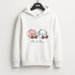 Cute Christmas Marshmellow Plushies Kids Hoodie