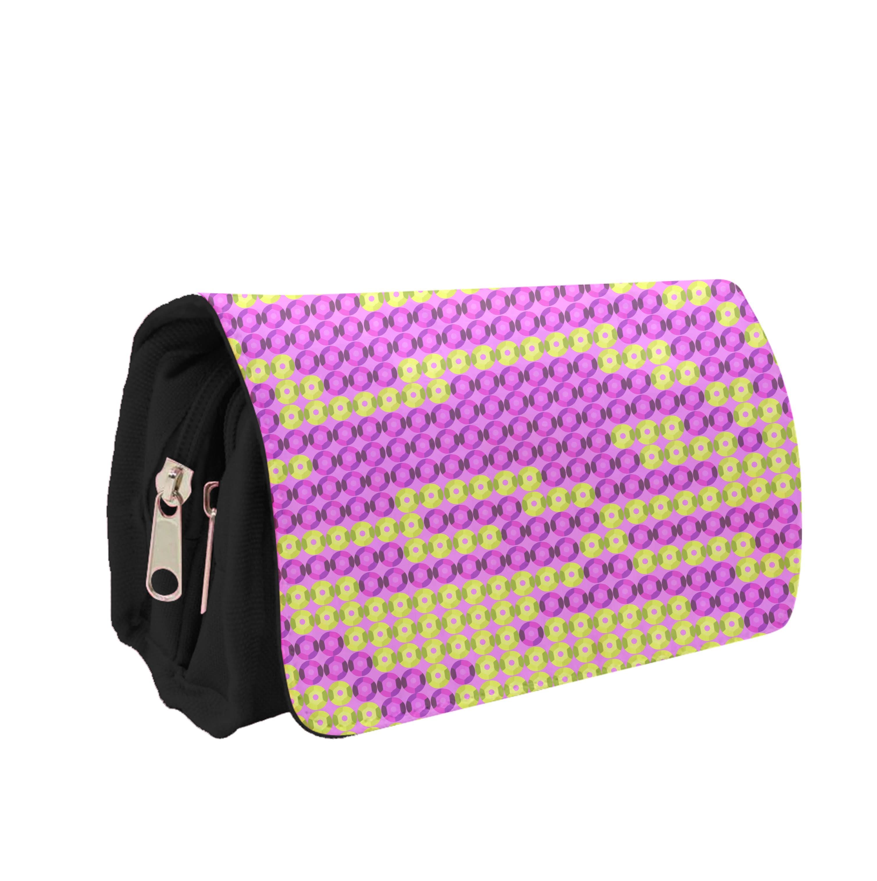Sequin Tiger Pattern Pencil Case