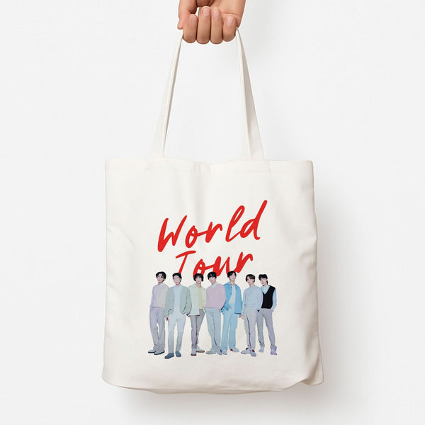 K-Pop Band Pastel Tour Tote Bag