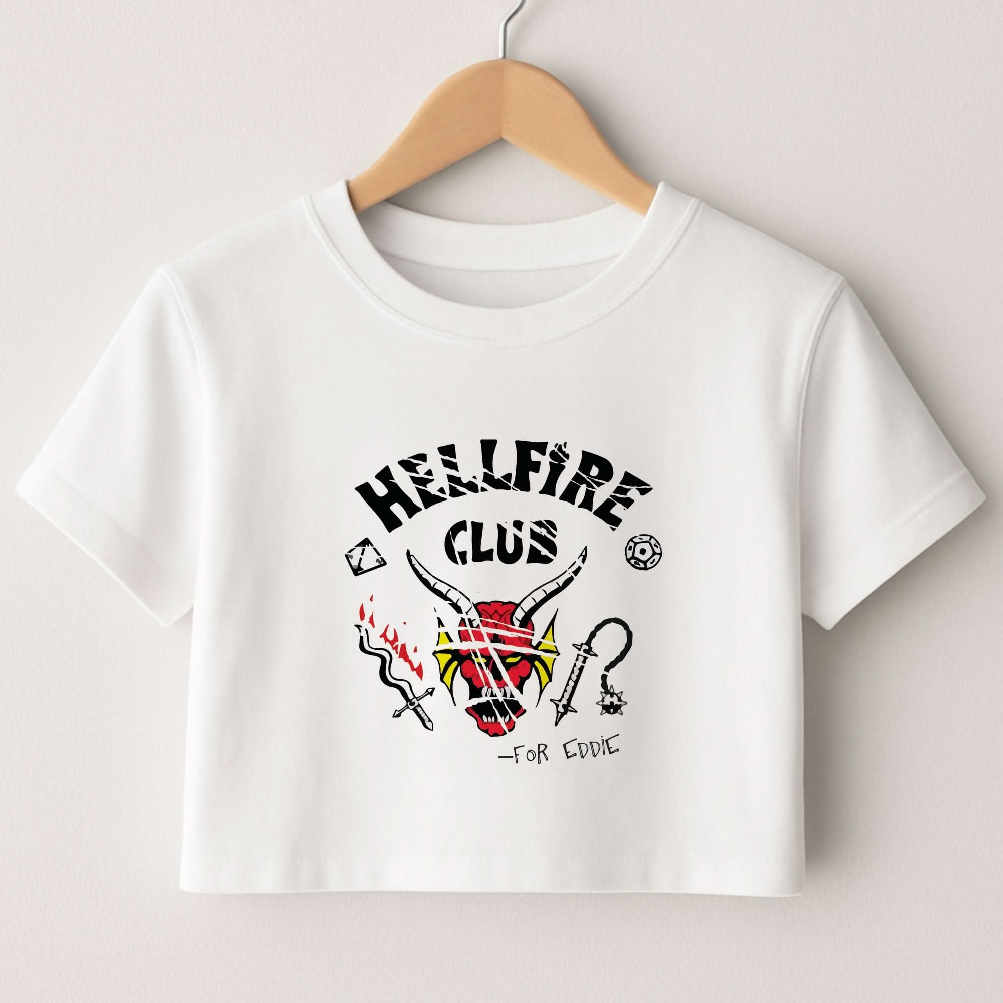 Torn Hellfire Club Crop top