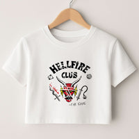 Torn Hellfire Club Crop top
