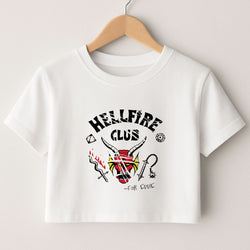 Torn Hellfire Club Crop Top