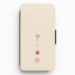 Seaside Stack Flip / Wallet Phone Case