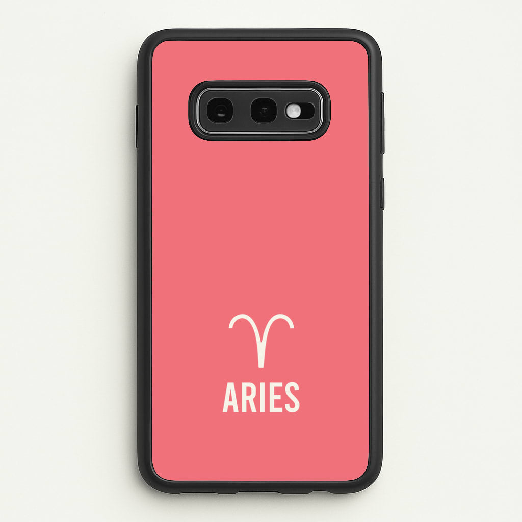 Aries Pastel Zodiac Galaxy S10e Case