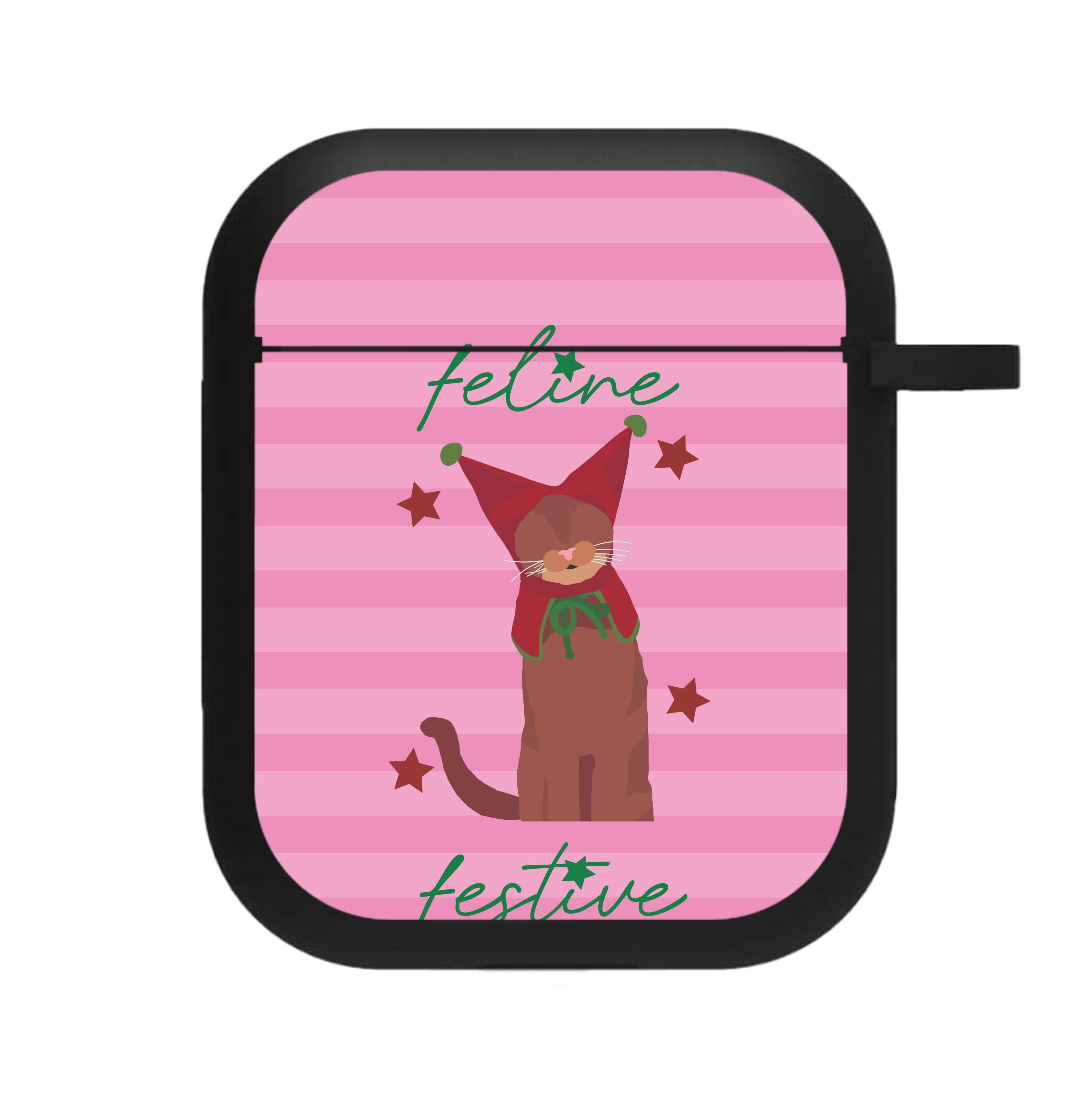 Feline Festive  AirPods Case