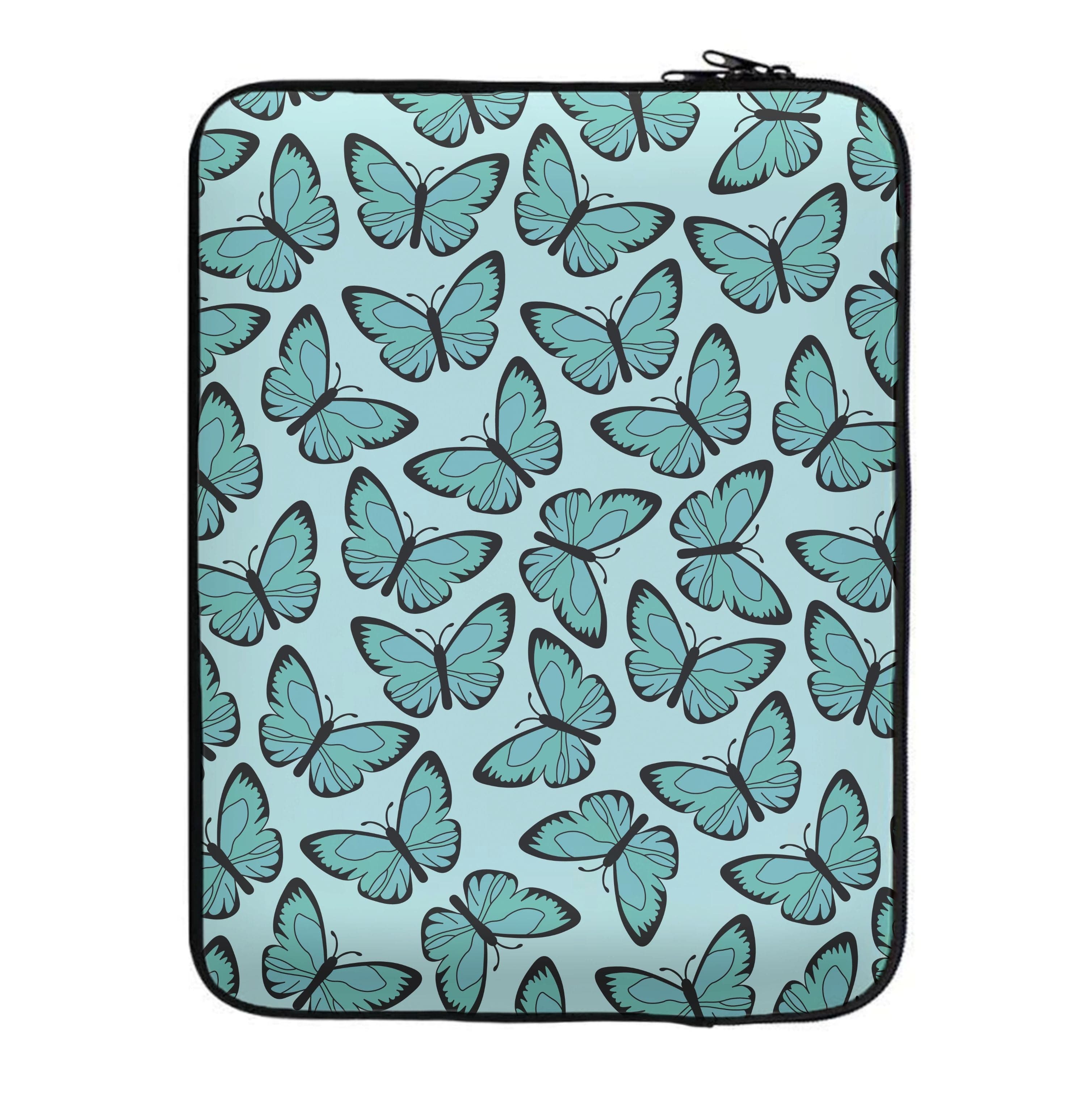 Blue Butterfly - Butterfly Patterns Laptop Sleeve