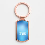 Aquarius Vibes Gradient Zodiac Luxury Keyring 4