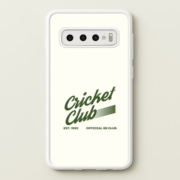 Official Cricket Club Galaxy S10 Case