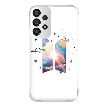 Space K-Pop Band Logo Phone Case