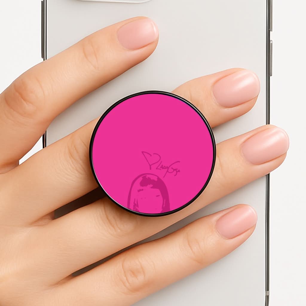 Pink Gaga Silhouette  FunGrip